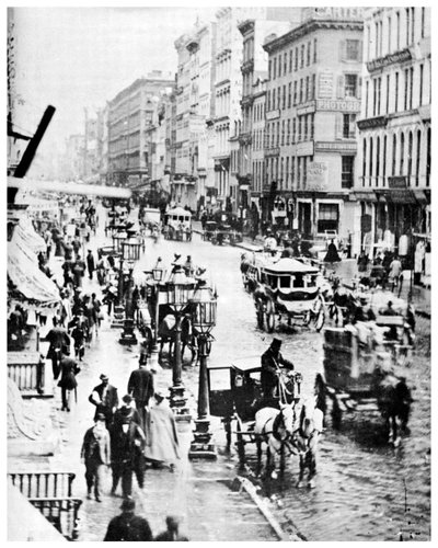 برودواي وشارع سبرينج ، مدينة نيويورك ، الولايات المتحدة الأمريكية ، 1867 1955 بواسطة غير معروف