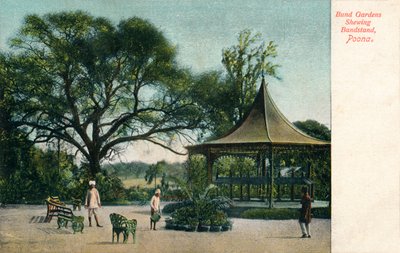 باند حدائق Shewing Bandstand ، بونا ، c1900 بواسطة غير معروف