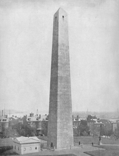 نصب بنكر هيل ، تشارلستون ، ماساتشوستس ، c1897. بواسطة غير معروف