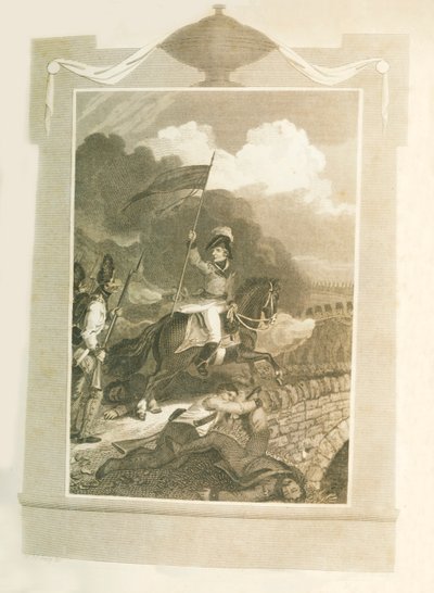 محاولة بونابرت لإجبار جسر أركولا ، 1796 ، 1816. بواسطة غير معروف