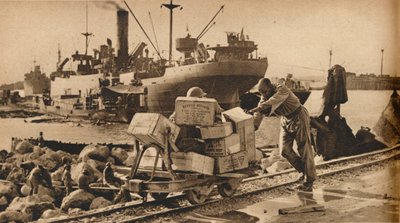 مشاهد مزدحمة في بنغازي 1943 بواسطة غير معروف