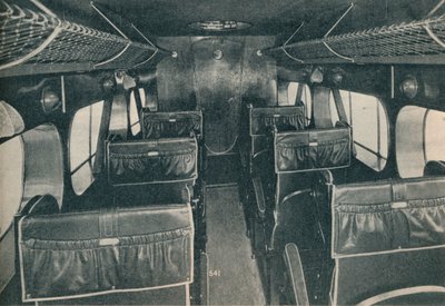 كابينة طائرة دي هافيلاند DH86B ، c1934 c1937 بواسطة غير معروف