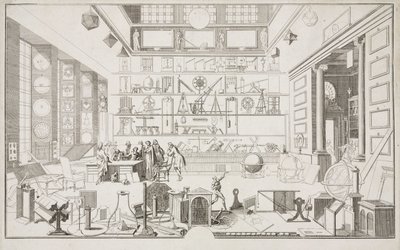 Cabinet de Geometrie de Mr LE CLERC - مراكز الأبحاث المعمل الفيزيائي لأكاديمية العلوم ، باريس ، عام 1700 بواسطة غير معروف