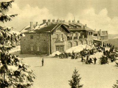 محطة التلفريك ، جبال راكس ، النمسا السفلى ، c1935. ال بواسطة غير معروف