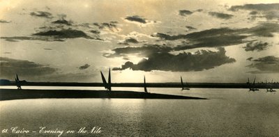 القاهرة - أمسية على النيل ، ج1918 - ج 3939. بواسطة غير معروف