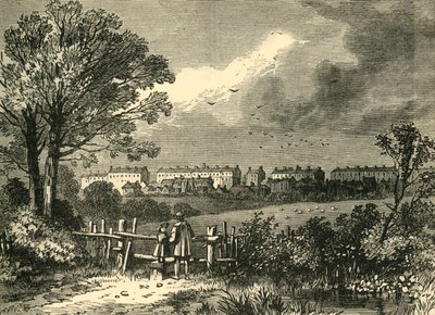 مدينة كامدن ، من طريق هامبستيد ، مارليبون ، 1780 ، c1876. بواسطة غير معروف