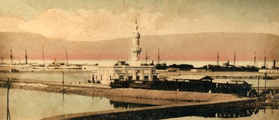 قناة السويس - محطة تربلان ، c1918-c1939. بواسطة غير معروف