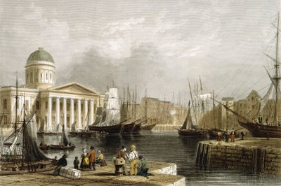 كانينغ دوك ، ليفربول ، تظهر البيت المخصص ، 1841 بواسطة غير معروف