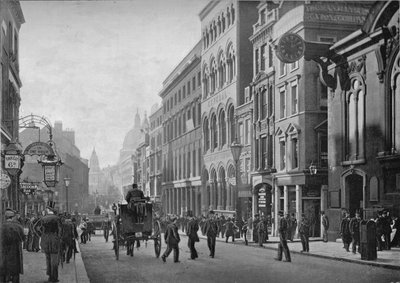 شارع كانون ، باتجاه الغرب ، مدينة لندن ، c1910 1911 بواسطة غير معروف