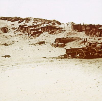 كانتون في الكثبان الرملية ، Koksijde ، فلاندرز ، بلجيكا ، c1914-c1918 بواسطة غير معروف