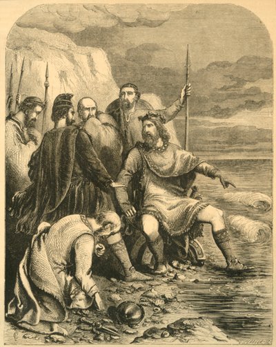 Canute إعادة تأطير الإطراء من رجاله ، c1890. بواسطة غير معروف