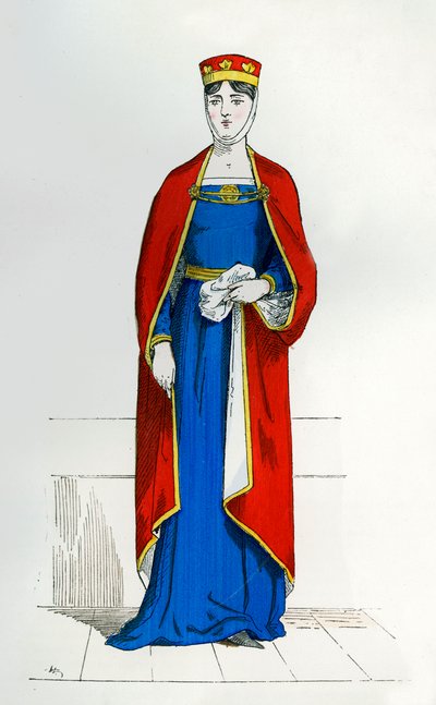 امرأة نبيلة كابيتية ، c1180-1190 1882-1884 بواسطة غير معروف