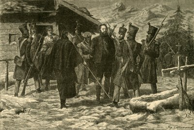 القبض على أندرو هوفر 1810 ، 1890. بواسطة غير معروف