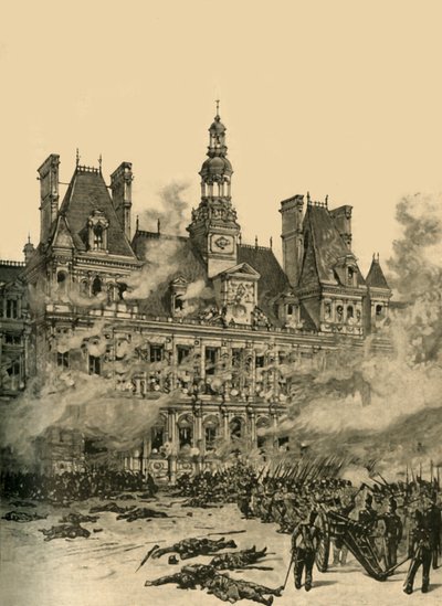 الاستيلاء على فندق دي فيل ، باريس ، ثورة يوليو ، 1830 ، 1890. بواسطة غير معروف