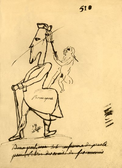 كاريكاتير نابليون ، 1779 ، 1921. بواسطة غير معروف