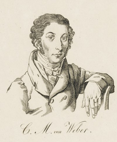 كارل ماريا فون ويبر 1786-1826 ، بعد عام 1821. بواسطة غير معروف