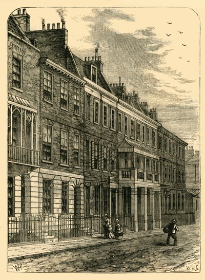 منزل كارلايلز ، جريت تشاين رو ، c1876. بواسطة غير معروف