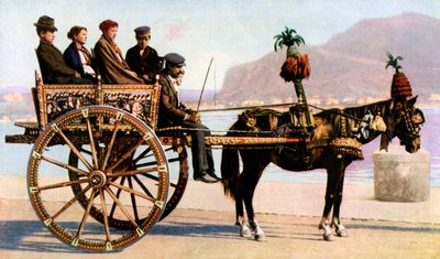 عربة ، باليرمو ، صقلية ، c1923 بواسطة غير معروف