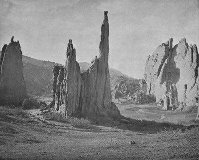 كاتدرائية الأبراج ، حديقة الآلهة ، كولورادو ، الولايات المتحدة الأمريكية ، c1900. بواسطة غير معروف