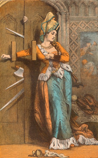 كاثرين دوجلاس Barring the Door ، القرن الخامس عشر ، c1910 بواسطة غير معروف