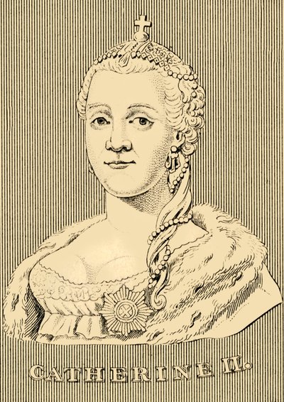 كاثرين الثانية ، 1729-1796 ، 1830. بواسطة غير معروف