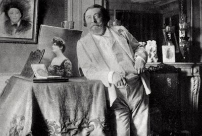 كاتول مينديز ، الشاعر الفرنسي ورجل الحروف ، 1906 بواسطة غير معروف
