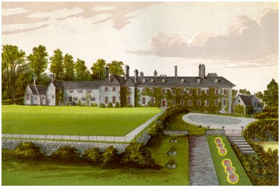 Cefn Mably ، Glamorgan ، ويلز ، موطن عائلة Kemeys-Tynte ، c1880 بواسطة غير معروف