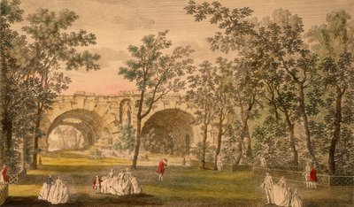 مركز كروس ووك ، حدائق فوكسهول ، لندن ، c1751 بواسطة غير معروف