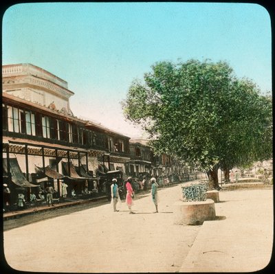 Chandni Chowk ، دلهي ، الهند ، أواخر القرن التاسع عشر أو أوائل القرن العشرين بواسطة غير معروف