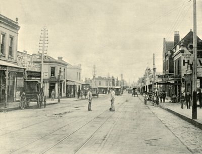 شارع تشابل. ملبورن ، 1901. بواسطة غير معروف