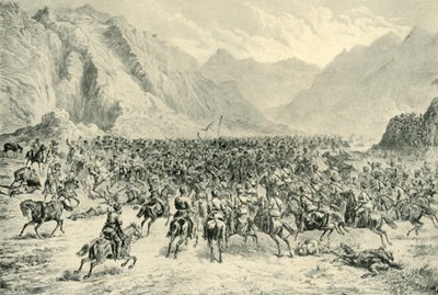تهمة سلاح الفرسان البنجاب في العمل الثاني بالقرب من Charasia ، في 24 أبريل 1880 ، 1901. بواسطة غير معروف