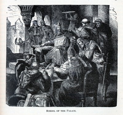 مدرسة شارلمان القصر ، 1882 بواسطة غير معروف