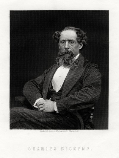 تشارلز ديكنز ، الروائي والصحفي الإنجليزي ، 1876 بواسطة غير معروف