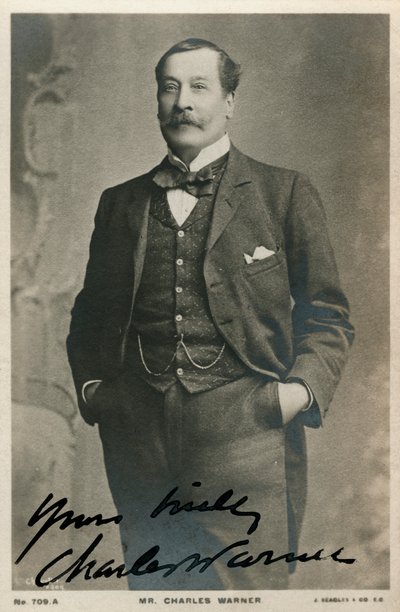 تشارلز وارنر ، ممثل إنجليزي ، c1890-c1909 بواسطة غير معروف