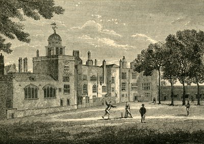 شارترهاوس - The Quadrangle ، c1872. بواسطة غير معروف