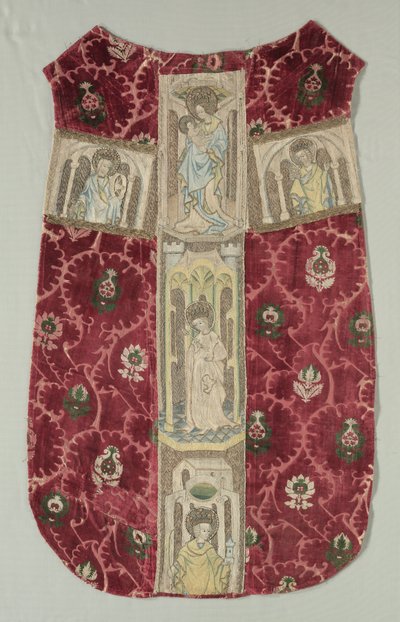 ظهر Chasuble مع حزام Orphrey مطرز ، 1415-1425. بواسطة غير معروف