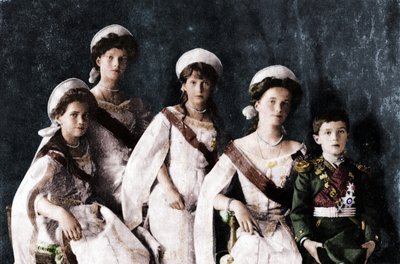 أبناء القيصر نيقولا الثاني من روسيا ، c1910. بواسطة غير معروف