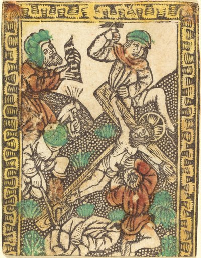 مسمر المسيح على الصليب ، ج. 14701480. بواسطة غير معروف
