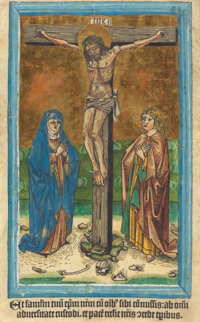 المسيح على الصليب 1485. بواسطة غير معروف