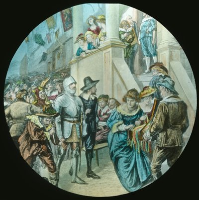 يمر المسيحي والمؤمنون عبر Vanity Fair ، c1910. بواسطة غير معروف