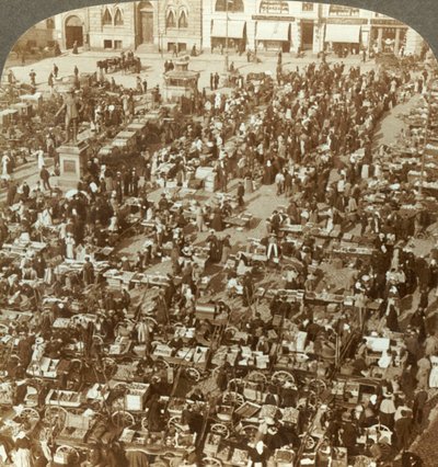 أكبر سوق كريستيانيا ، النرويج ، c1905. بواسطة غير معروف