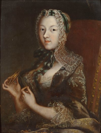 كريستين هنرييت من هيس روتنبورغ 1717-1778 ، أميرة كارينيان ، القرن الثامن عشر. بواسطة غير معروف