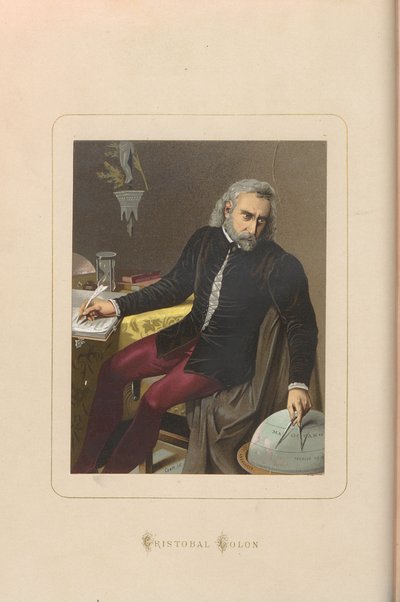 كريستوفر كولومبوس. من: مشاهير الرجال والنساء في كل العصور بواسطة خوان لاندا ، 1875-187 بواسطة غير معروف