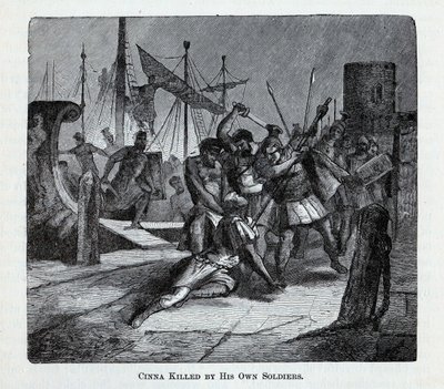 قتل Cinna من قبل جنوده ، 1882 بواسطة غير معروف