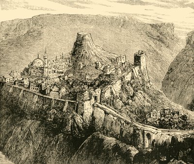 قلعة وقصر ملوك بلغاريا القديمة في ترنوفا 1890. بواسطة غير معروف