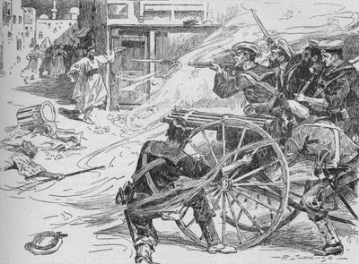 تطهير شوارع الإسكندرية ، c1896 ، 1902 بواسطة غير معروف