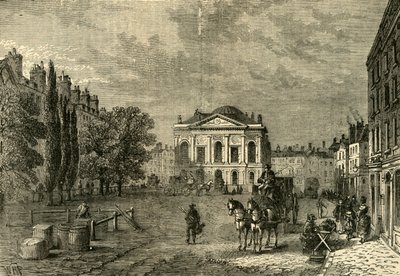 ^ كليركينويل جرين في عام 1789 ، c1872. بواسطة غير معروف