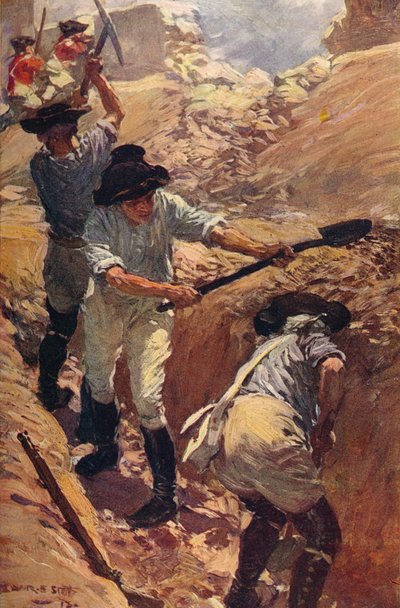 كلايف في الخنادق في Arcot ، 1751 c1912 بواسطة غير معروف