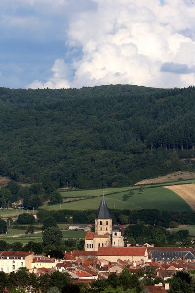 Cluny ، Saone-et-Loire ، فرنسا ، 16/8/2015 - دير كلوني المخصص للقديس بيتر ، هو دير بنديكتيني سابق في كلوني. بواسطة غير معروف