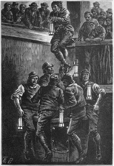 حادث تعدين الفحم ، سيهام كوليري ، مقاطعة دورهام ، 1880 ج 1895 بواسطة غير معروف
